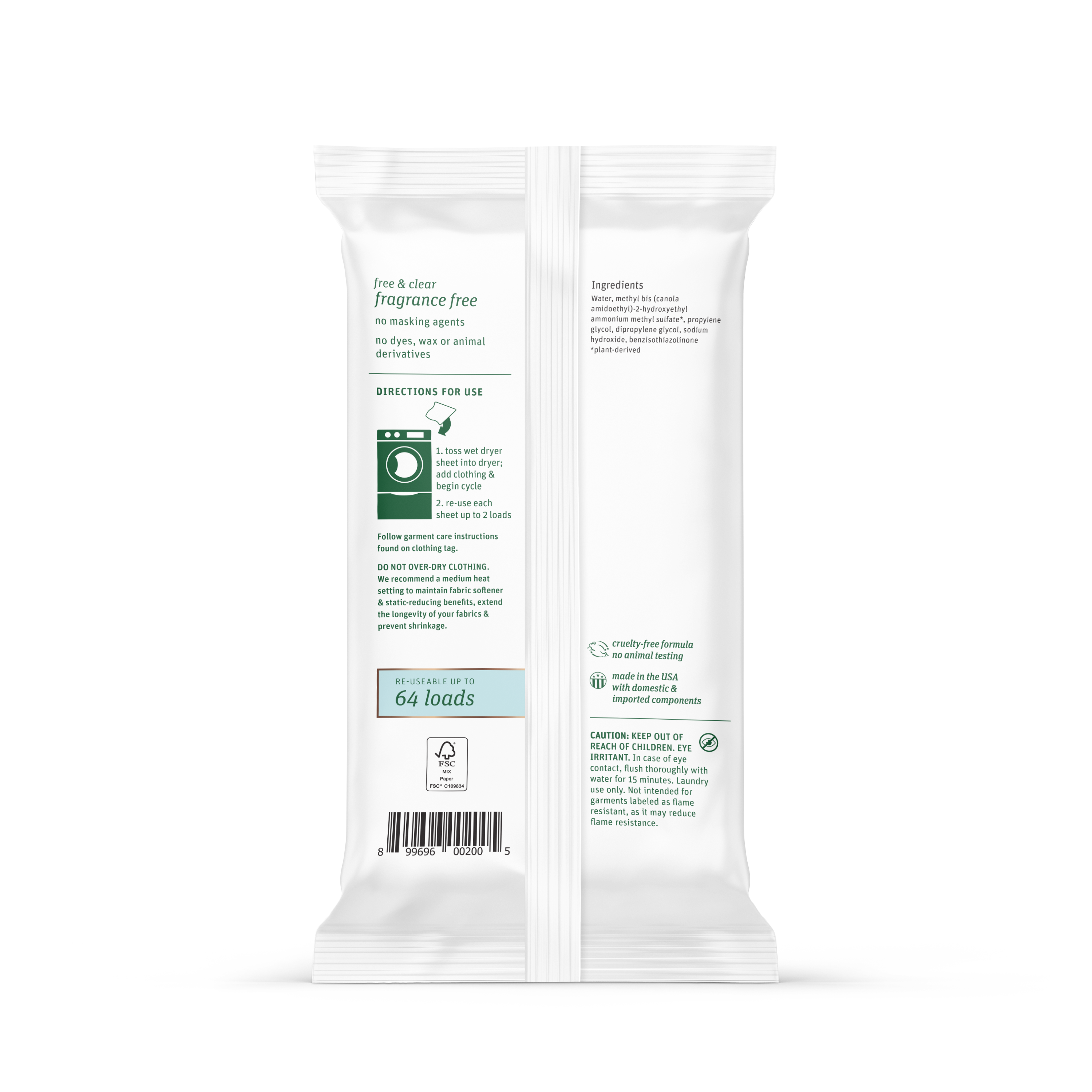 Grab Green Dryer Sheets - Thumbnail 2