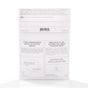 Back of a Good Juju Body & Home Laundry Detergent Sheets pack with product info: ultra-concentrated strips, plant-based enzymes, phosphate-free, vegan & cruelty-free claims, usage instructions, and recycling details in small black text.