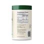 A container of Great Lakes Wellness Bovine Collagen Peptides Powder is shown with its Supplement Facts label, ingredients, barcode, and contact info on a white background with a green lid—ideal for supporting wellness and healthy aging.