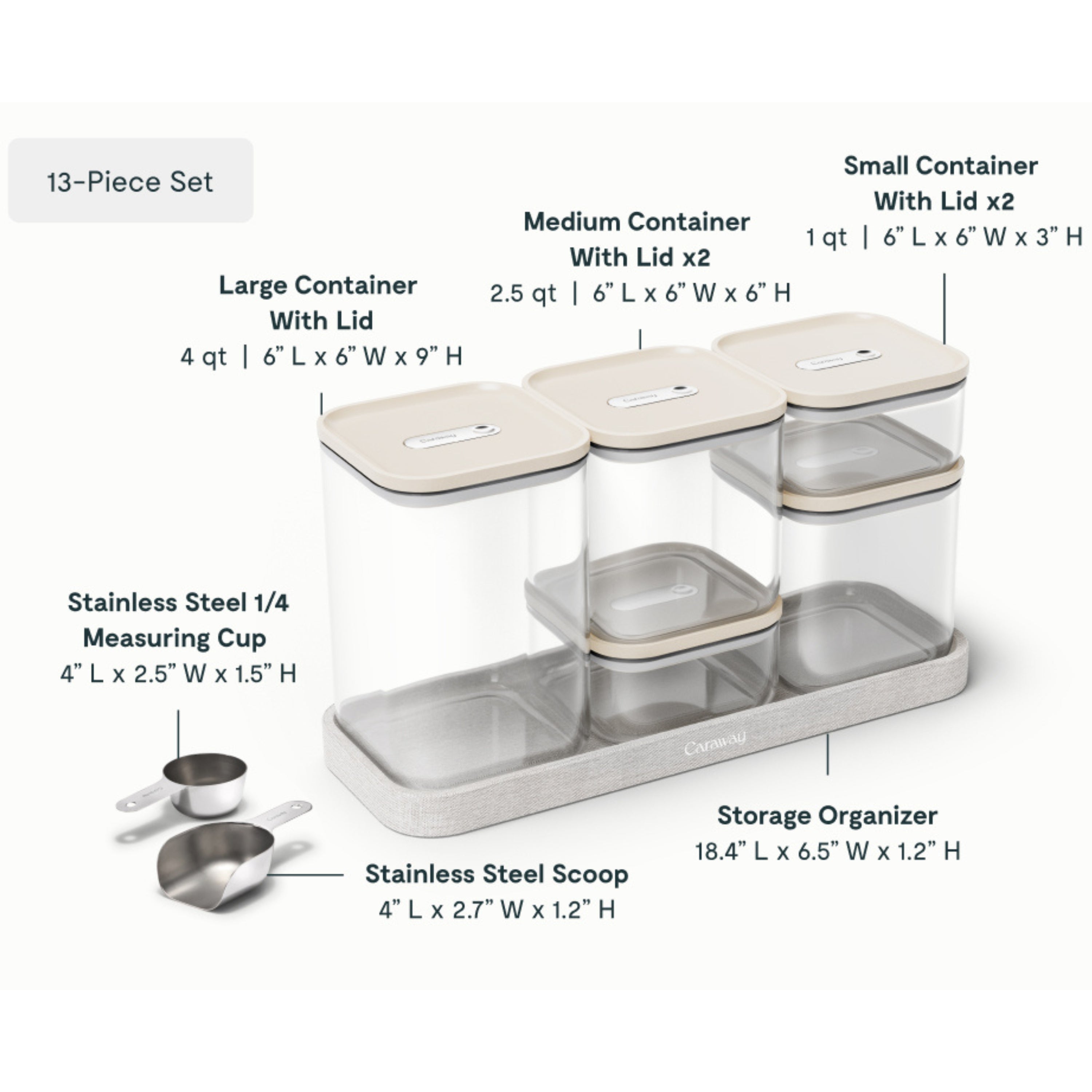 Glass Airtight Container Set - Thumbnail 4