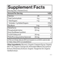 Cymbiotika Liposomal Glutathione Supplement Facts label shows 1 packet (5 mL) per serving with key nutrient amounts. Includes liposomal glutathione, supporting immune health and acting as a powerful antioxidant. Ingredients listed below.