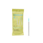 A yellow-green COCOLAB Great Gums Brush package is shown beside a white-handled interdental brush with blue bristles, designed for gentle between-teeth cleaning and everyday care for sensitive gums.