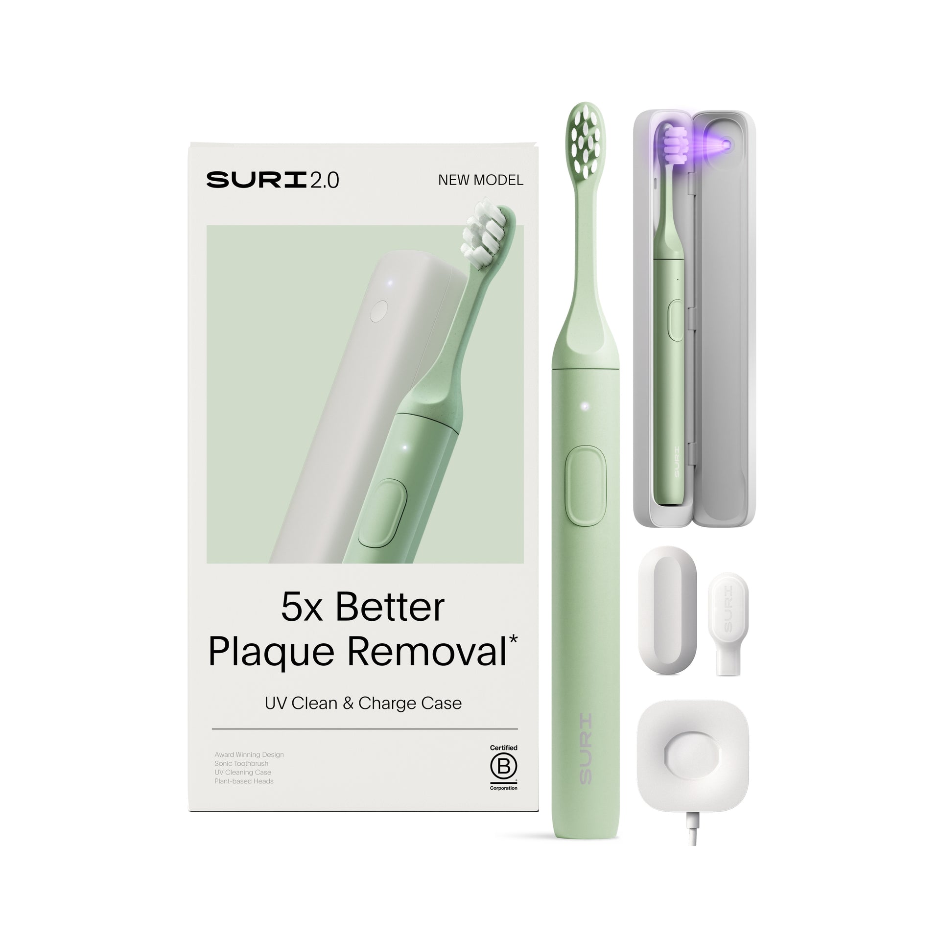 SURI 2.0 Sonic Toothbrush with UV Travel Case