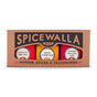 Spicewallas Grill & Roast Collection 3 Pack includes Carolina BBQ Rub, Honey & Herb Rub, and Cowboy Grilling Rub in a brown box with a window showcasing the colorful tins inside.