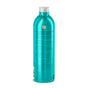 A teal metallic Grove Co. Hydrating Hand Soap Refill bottle with a silver cap, shown from the back. The label highlights sustainability, recyclable aluminum, plant-based ingredients, usage instructions, and a small orange image near the top.