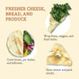 Use Bee's Wrap Beeswax Wrap for Food - Medium to cover salads, wrap leafy greens, or store cheese—helping keep cheese, bread, and produce fresher with this reusable alternative.