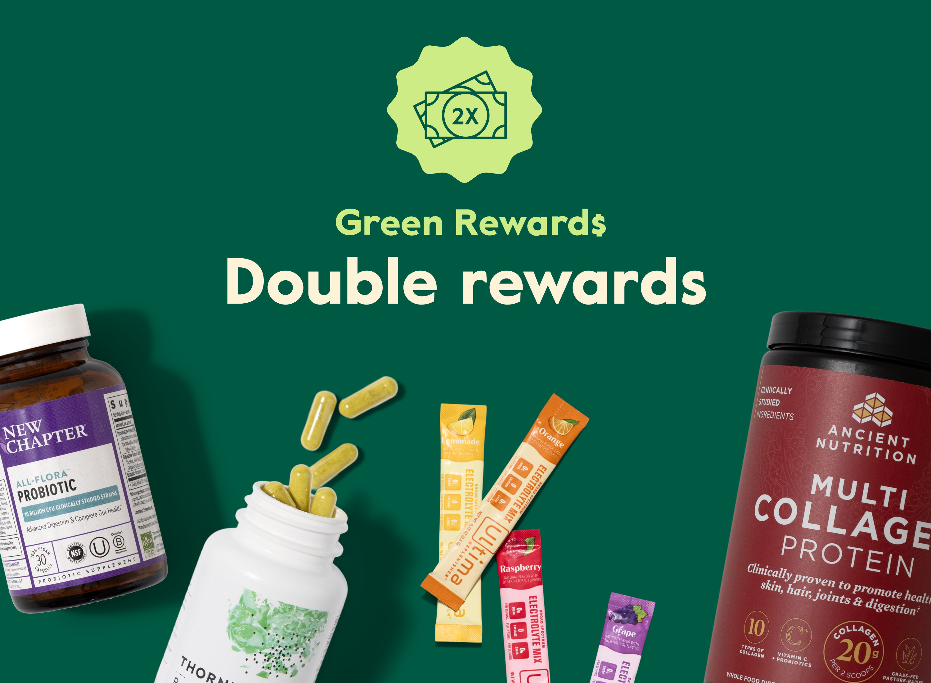 Green Rewards: Double rewards