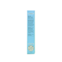 The side panel of Hilma Kids Happy Tummy Fiber Powder Packets box displays usage directions for ages 4+, warnings, storage info, and a QR code.