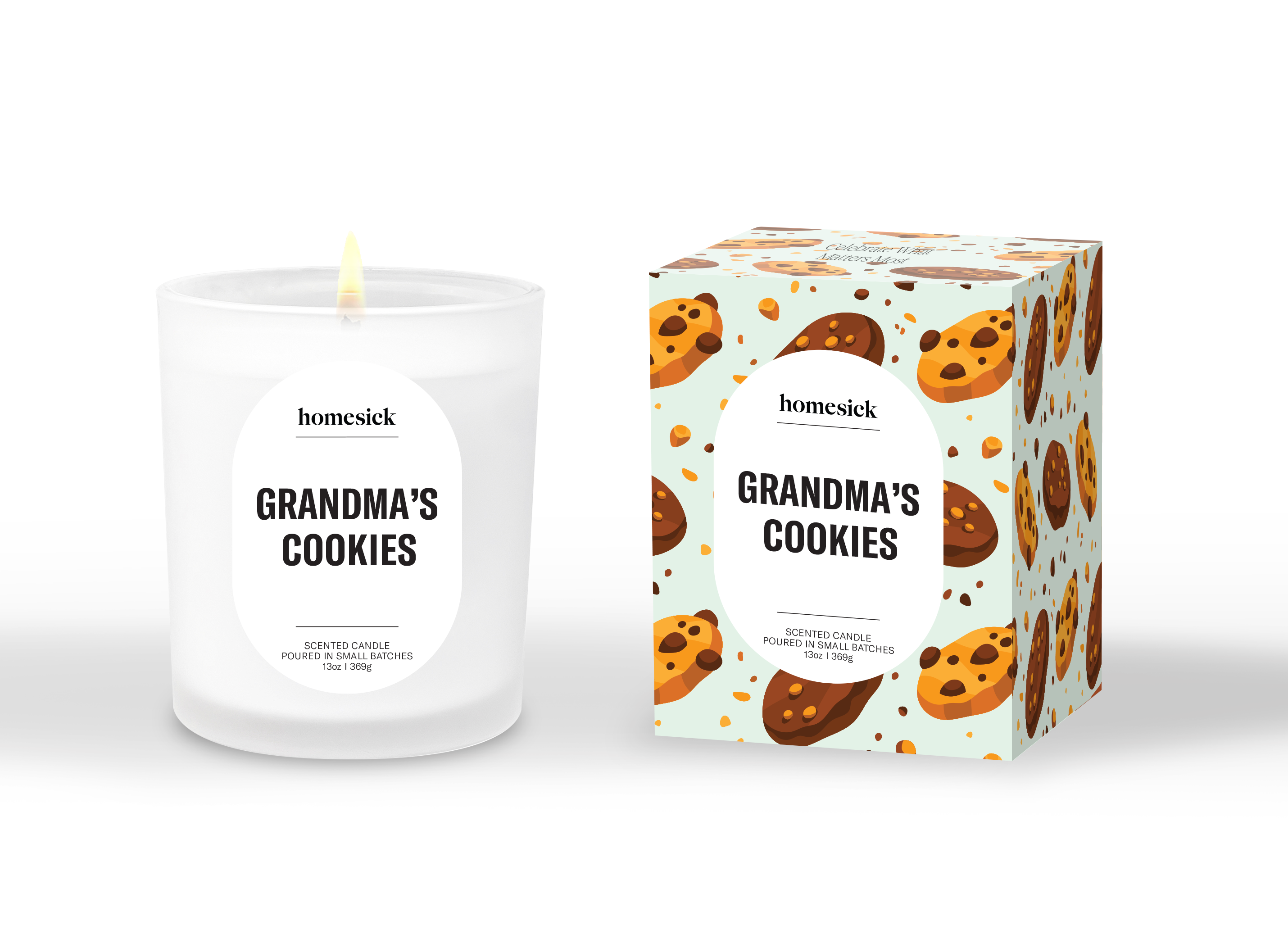 Homesick Candles - Grandma's Cookies Candle - Thumbnail 4