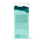 The back of an Ursa Major Hoppin' Fresh Body Wash box features turquoise mountain graphics, eucalyptus and peppermint ingredients, company info in small print, plus certification icons and recycling symbols along the bottom.