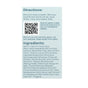 The Huppy Toothpaste Tablets with Tin come with a label guiding you to bite and chew a tablet, wet your toothbrush, and brush as usual. Scan the QR code for a video. Contains xylitol and calcium carbonate for cavity-fighting in a sustainable form.