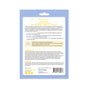 The back of the FaceTory Silky Feet Softening Foot Mask package features product details, ingredients, directions, caution info, and contact information on a white and light blue background.
