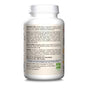 The image shows the back label of Jarrow BoneUp Capsules with usage instructions, bone health claims, warnings, and storage directions in black text on a white background.