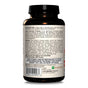 A dark plastic bottle of Jarrow B-Right Optimized B-Complex Veggie Capsules features a white label with black and red text detailing directions, warnings, supplement facts, ingredients, barcode, and suggested use for immune health and cellular energy.