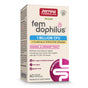 Box of Jarrow Fem-Dophilus Probiotics 1 Billion CFU, featuring 2 clinically effective strains to support vaginal and urinary tract health; 60 non-GMO, gluten-free veggie capsules.