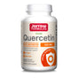 Jarrow Quercetin 500mg - Bioflavonoid, Veggie Caps: a white bottle with orange accents. Contains 100 vegetarian capsules for antioxidant and immune support. Non-GMO and gluten free.