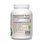 Jarrow Saccharomyces Boulardii Probiotics + MOS 5 Billion CFU Veggie Capsules bottle displays a Supplement Facts label with probiotic yeast ingredients, certification logos, and a barcode at the bottom.