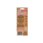 Back packaging of Jack N Jill Silicone Toothbrush STAGE 2 shows directions, features, website, and recycling info on brown eco-friendly cardboard.