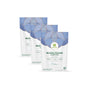 Three standing pouches of grab green Washing Machine Cleaner Pods - Fragrance Free, with a white and blue design and green logo/text, are shown on a white background—ideal for odor removal using powerful bio-based ingredients.
