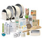 The Detox Bundle by Grove Collaborative features eco-friendly, plastic-free household essentials like pots, pans, wooden utensils, and reusable bags to help reduce chemical exposure in your home.