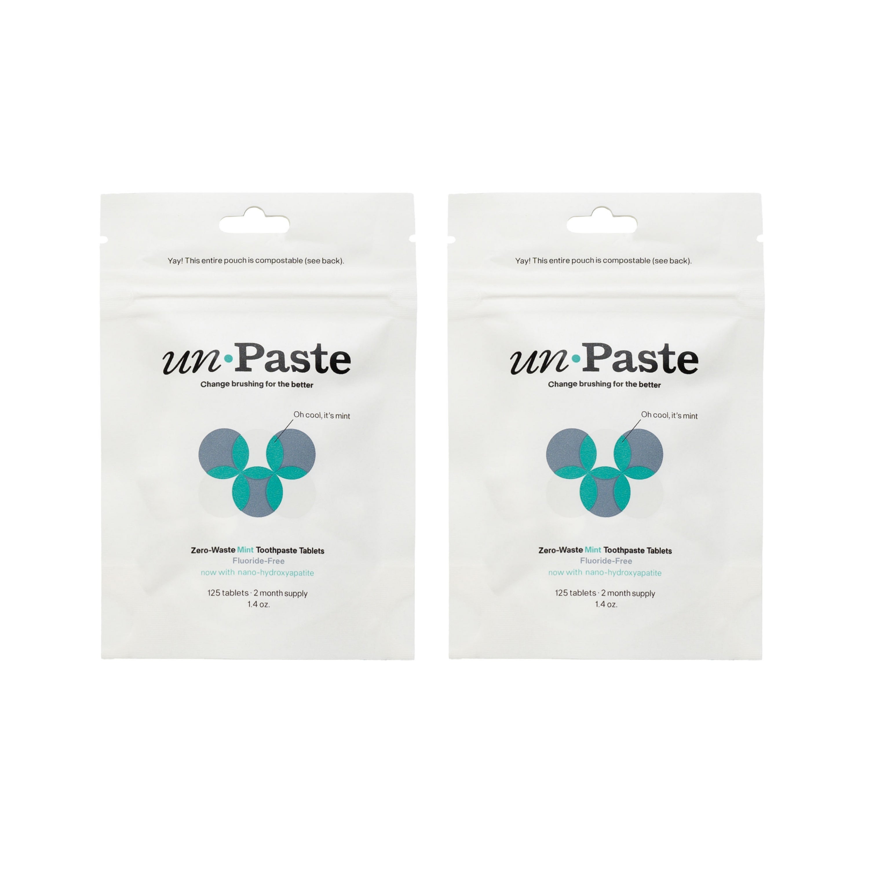 Unpaste Buy One, Get One Free - Fluoride-Free Mint Toothpaste Tablets ...