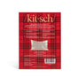 The Kitsch Standard Satin Pillowcase - Holiday Edition comes in a red plaid box with a small window, highlighting beauty sleep benefits and features of the satin pillowcase.