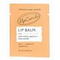 The UpCircle Lip Balm - Samples orange packaging highlights its natural, vegan, upcycled nature. Enriched with hemp seed oil, shea butter, rosehip, and grapefruit oils, it delivers a smooth blend. Its clean, minimal design underscores a commitment to eco-friendliness.