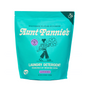 Aunt Fannie's Laundry Detergent Powder—Powered by Washing Soda—comes in a teal pouch with lavender scent, contains 70 loads per bag, and features a woman with a large flower on the packaging.