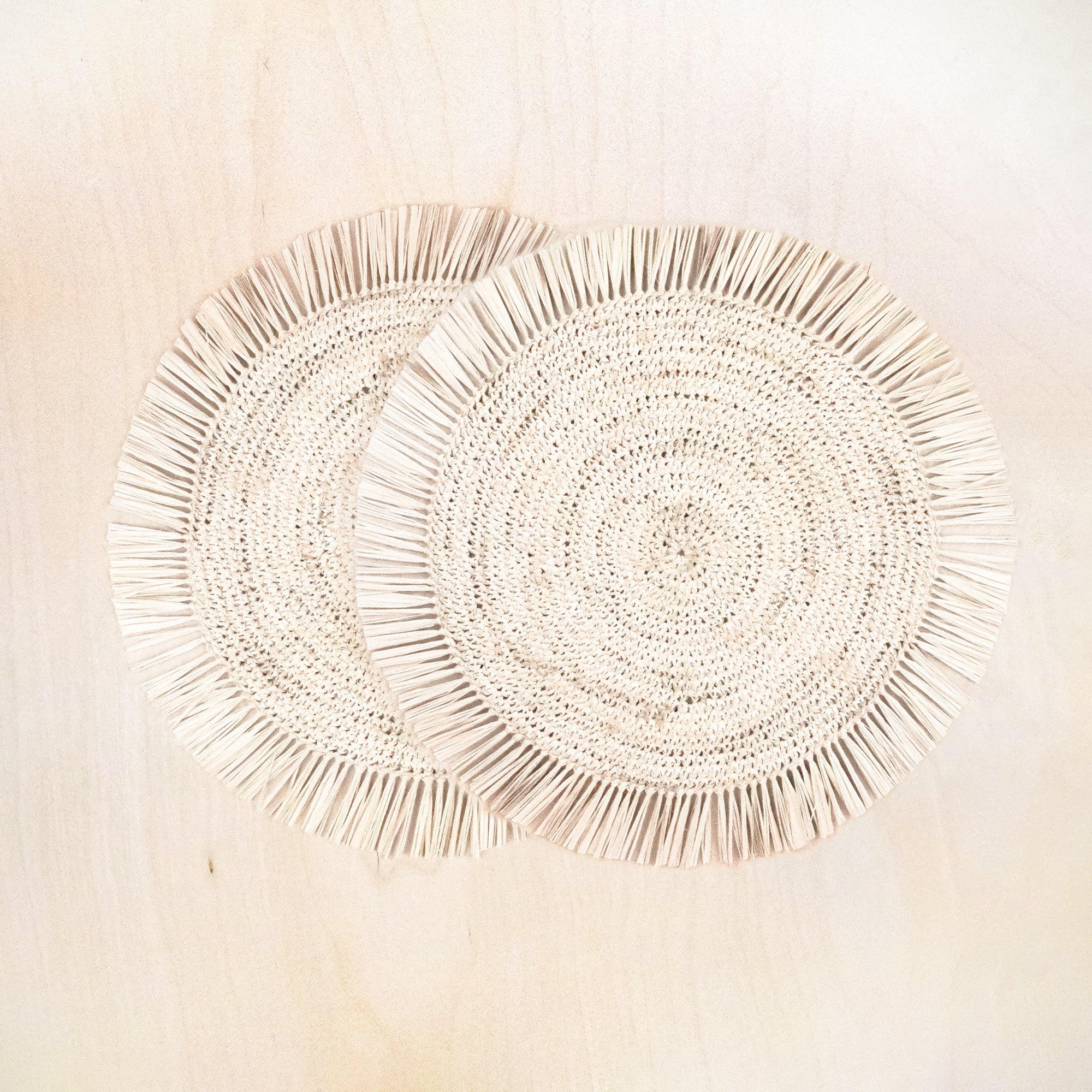 Likha Raffia Fringe Placemats
