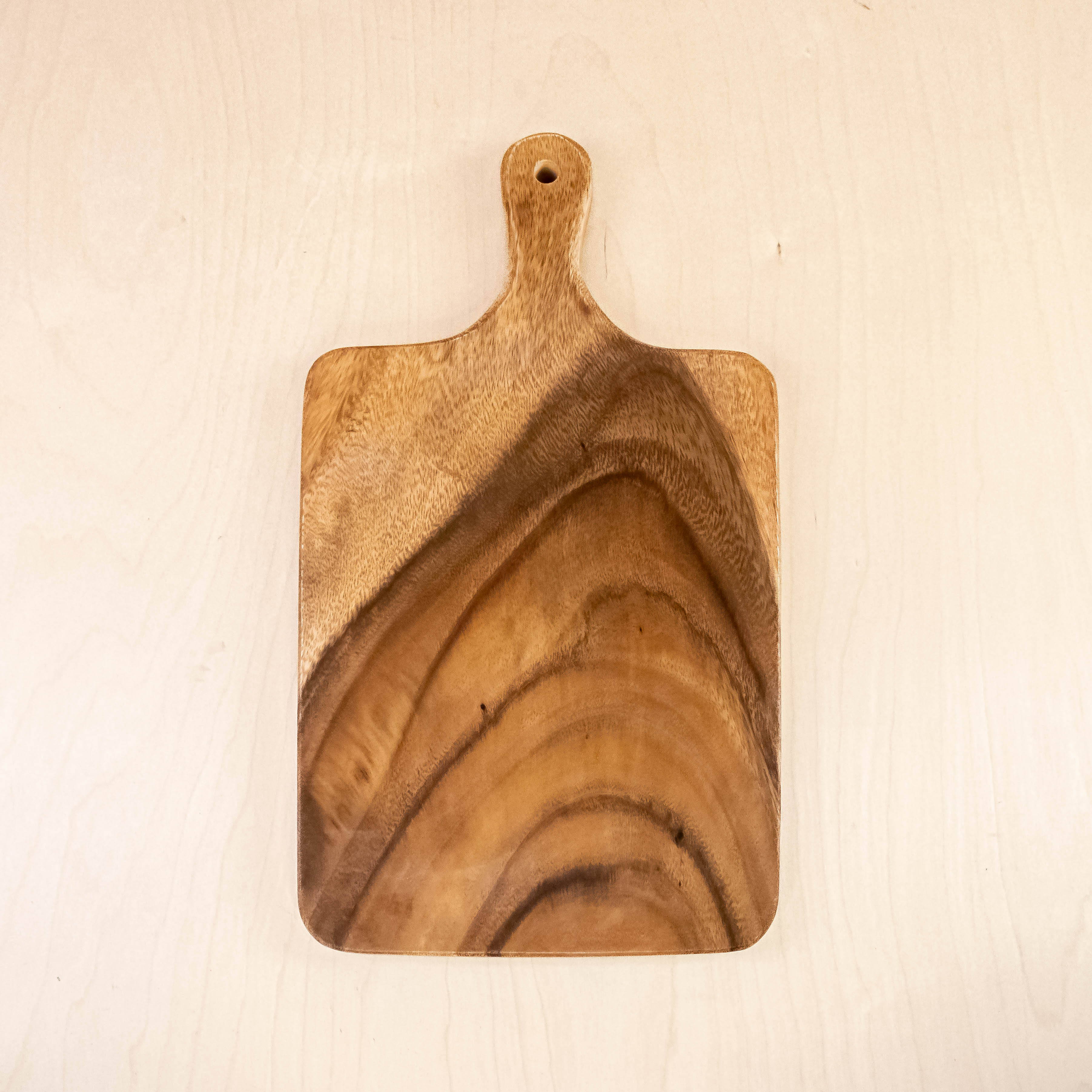 Acacia Cutting Board - Rectangle with handle - Thumbnail 2