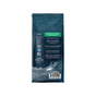Back of a Laird Superfood Perform Functional Mushrooms Ground DECAF Organic Coffee – Medium Roast bag, featuring organic Peruvian coffee beans and adaptogenic benefits from chaga, lion’s mane, maitake, and cordyceps. Ocean wave design shown below.