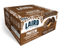 A brown box of Laird Superfood Double Chocolate Peanut Butter Protein Bars—vegan, plant-based protein bars with chocolate pieces and peanuts. Each box contains 10 bars, perfect for a delicious and satisfying snack.