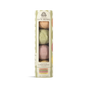 A cylindrical package of Pacha Soap Co. Bath Bomb Set - Summer Garden features assorted colors, scent labels, and a checkered design on the left for a fragrant bathing escape.