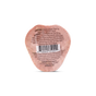 The Pacha Soap Co. Strawberry & Basil Bath Bomb is a round, pinkish bath bomb enriched with plant oils, featuring a bottom label with directions, ingredients, barcode, and product details in small print.