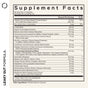 Leaky Gut Formula by Codeage Supplement Facts label lists ingredients like L-glutamine, probiotics, vitamins, minerals, and herbal extracts; serving size is 2 capsules with 30 servings per container and daily values provided.