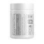 A white Codeage Liposomal Glutathione Capsules 1000 mg container features the Supplement Facts label, barcode, QR code, recycling symbol, NSF certification, and usage info in black text on the side.