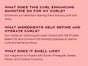 Text on a pink background introduces the SheaMoisture Curl + Shine Shampoo, highlighting its benefits for curls and frizz control. The description emphasizes key moisturizing ingredients like silk protein and coconut oil, noting the shampoo’s fruity and creamy scent—making it a perfect pairing with your favorite curly hair products.