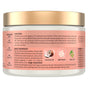 A container of SheaMoisture Styling Aid Smoothie Curl Enhancing displays text highlighting nourishing ingredients like coconut oil, silk protein, and neem oil, as well as benefits such as anti-frizz for curly hair. The label also includes detailed usage instructions to help you make the most of this curl enhancing styling aid.