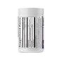 A white plastic container with a white lid and black text displays nutrition facts, ingredients, and usage directions for Ancient Nutrition Active Peptides Magnesium Complex Capsules, a supplement that supports sleep.