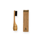 The Me Mother Earth All-in-One Bamboo Travel Toothbrush 2.0 Head - Refill with black bristles is shown next to its "REFILL HEAD" brown cardboard box, both placed on a white background.