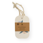 Me Mother Earth’s Pop Up Dish Sponges 3-Pack features biodegradable, plastic-free sponges in a rounded rectangular shape with cream color, forest prints, and cotton strings. The brown paper band label highlights their cellulose sustainability.