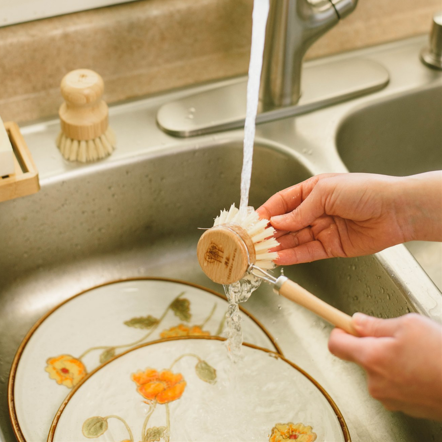 Me Mother Earth Sisal Kitchen Brush - Thumbnail 5