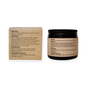 Me Mother Earth’s Toothpaste Tablets in Amber Glass Jar—fluoride-free and plastic-free—come with clear directions and ingredients on the jar and box, showcasing a convenient, travel-friendly toothpaste option against a white background.