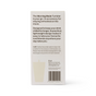 Back of a white box features text about the Morning Made Insulated Tumbler, care and usage instructions, a simple illustration of this reusable accessory, and the brand’s contact information.