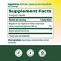 Supplement label for MegaFood Magnesium 300 mg Capsules displays a serving size of 2 capsules, delivering 300 mg of magnesium (71% DV) from magnesium glycinate, plus 50 mg of organic spinach leaf. Other ingredients are listed. The label includes icons indicating the product is vegetarian, gluten free, and allergen free. Formulated to promote calm and sleep support. Suggested use: Take 2 capsules daily with food.