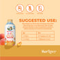 MaryRuth’s Kids Nighttime Multimineral Liquid bottle on a peach background. Sugar-free, gluten-free, and nut-free bedtime supplement. Suggested use: ages 1-3, 1/2 tsp; ages 4-13, 1 tbsp. Directions and dosing chart included.