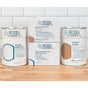 Three large Meliora Laundry Powder Canisters and two boxes, featuring eco-friendly detergent in Lemon, Lavender, and Clove scents with MADE SAFE® Certified Oxygen Brightener, displayed on wood before a white tiled backdrop.