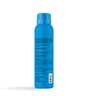 The blue MIMIKAI Mosquito & Tick Repellent Mist bottle with a blue cap has detailed instructions, precautions, and a barcode on its black back label. Small text covers most of the bottle’s height.