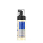 A clear bottle of Motherlove Baby & All Castile Soap with a black pump and transparent cap reveals its light yellow liquid and a blue label listing uses like bathing, hand washing, and pet care.