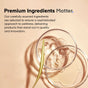 A beige background displays two petri dishes of clear liquid, a green plant leaf, and text on Codeage Multi Collagen highlighting the use of hydrolyzed collagen peptides for innovative and high-quality wellness ingredients.